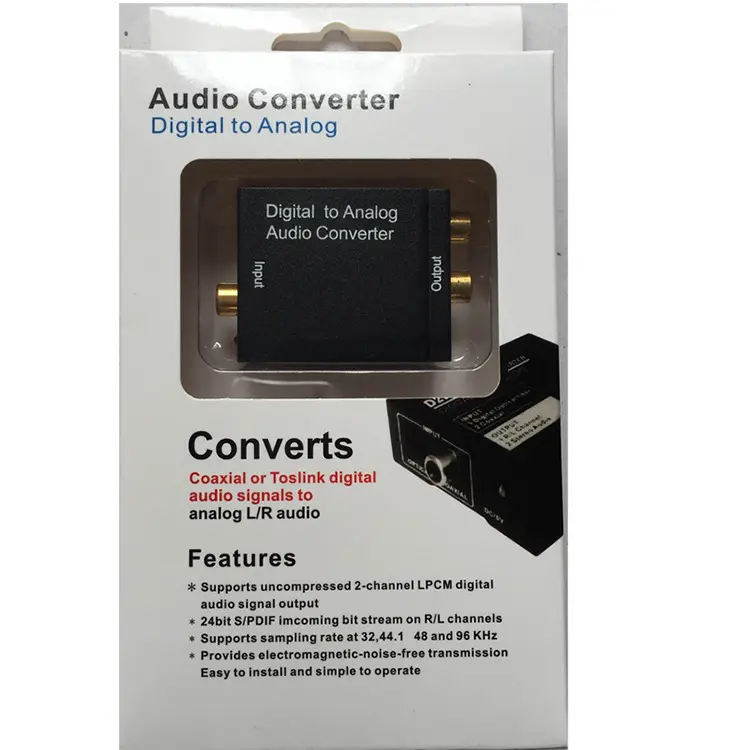 Picture of Digital audio to analog audio converter - sound converter