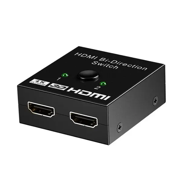 Picture of HDMI Switch 4k Supported - Single to double screen or double to single screen support bi directional hdmi splitter