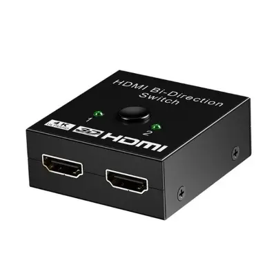 Picture of HDMI Switch 4k Supported - Single to double screen or double to single screen support bi directional hdmi splitter