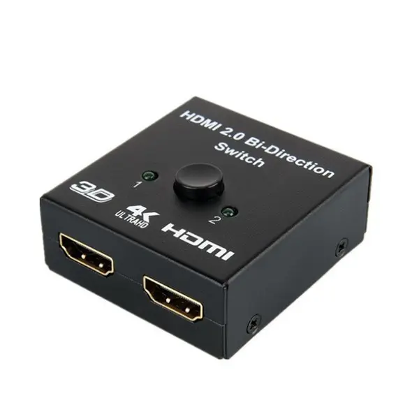 Picture of HDMI Switch 4k Supported - Single to double screen or double to single screen support bi directional hdmi splitter