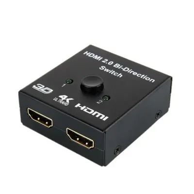 Picture of HDMI Switch 4k Supported - Single to double screen or double to single screen support bi directional hdmi splitter