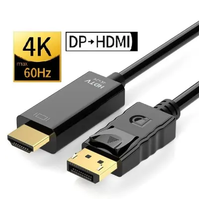Picture of DP to HDMI Cable 1.8 Meter - 4k60hz or 1080p60Hz