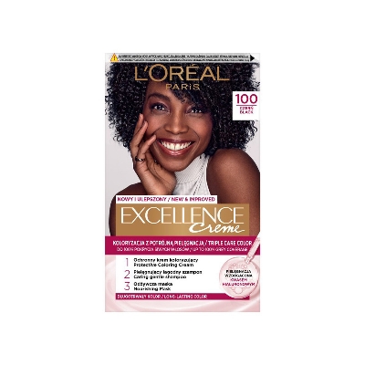 Picture of L'Oreal Excellence Creme Triple Care Color - 100 Black