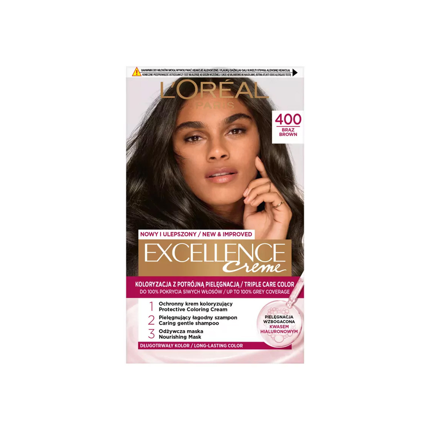 Picture of L'Oreal Excellence Creme Triple Care Color - 400 Brown