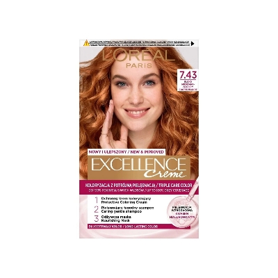 Picture of L'Oreal Excellence Creme Triple Care Color - 7.43 Cooper Blonde