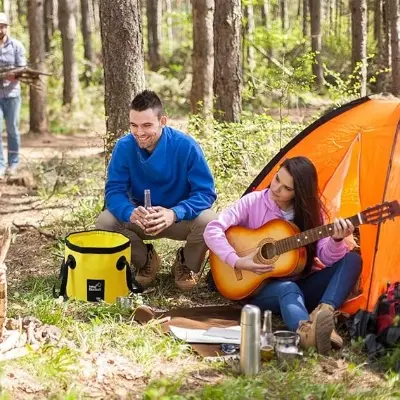 Picture of Portable Outdoor Folding Bucket – Multi-Function Water Bucket for Camping, Fishing, Picnics, and Foot Bath