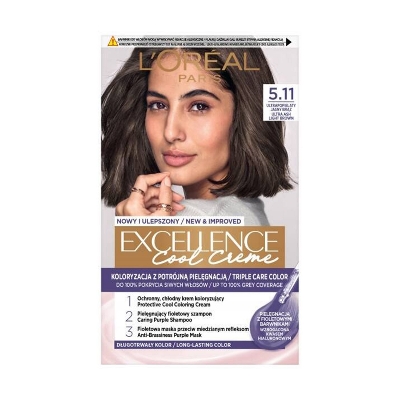 Picture of L'Oreal Excellence Cool Creme Triple Care Color - 5.11 Ultra Ash Light Brown