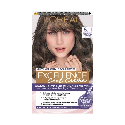 Picture of L'Oreal Excellence Cool Creme Triple Care Color - 6.11 Ultra Ash Dark Blonde