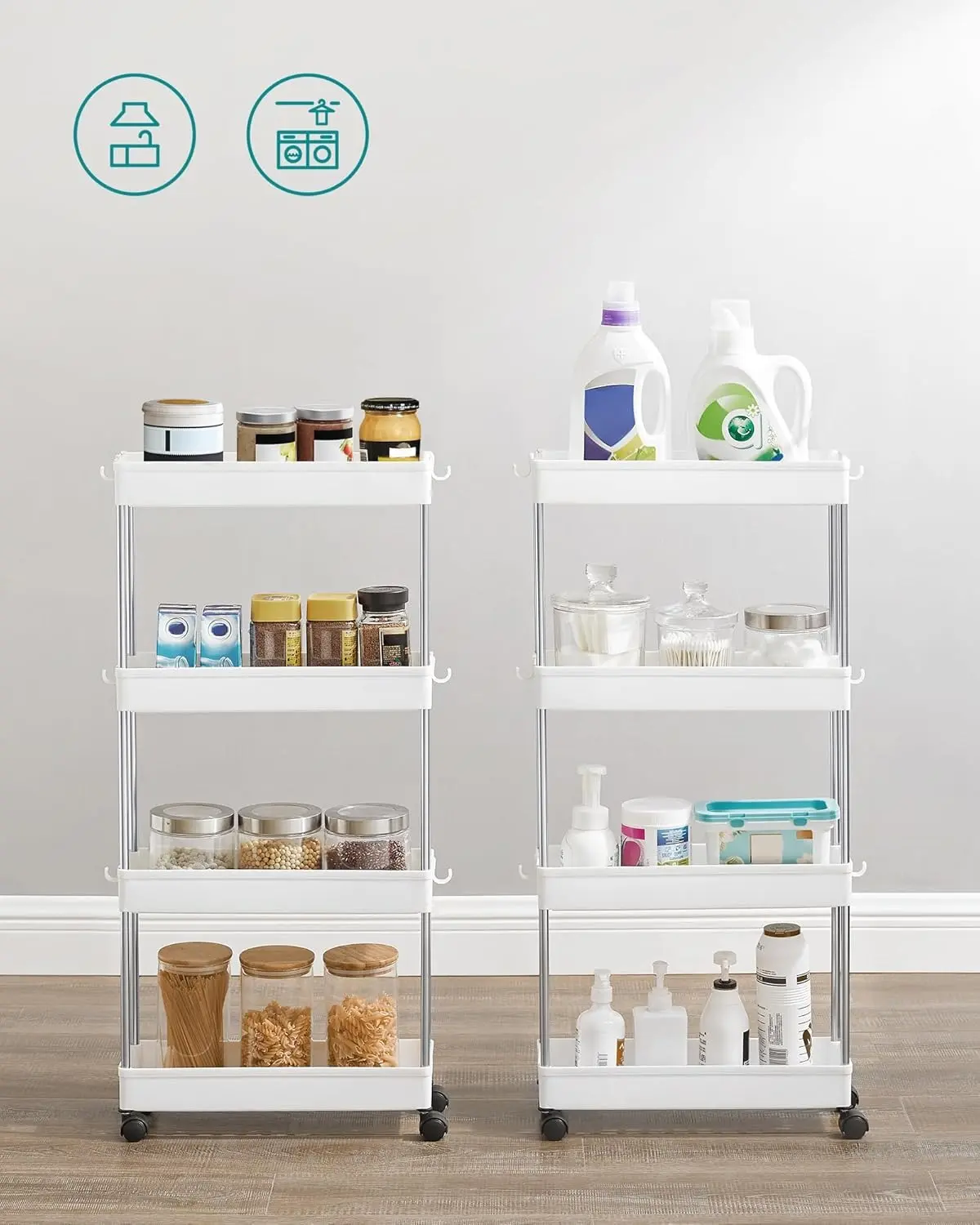 Picture of 4 Layer Storage Cart / reck | Multipurpose Shelf
