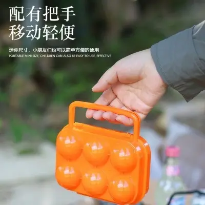 Picture of travel egg box - for camping / travel / home | potable egg box