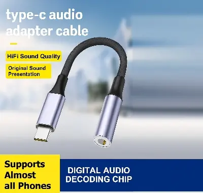 Picture of USB C to 3.5mm Audio Adapter with DAC ic