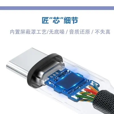 Picture of USB C to 3.5mm Audio Adapter with DAC ic
