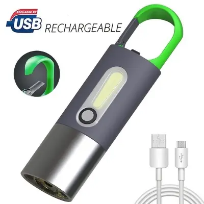Picture of Multifunctional Keychain LED Light – Portable Camping Flashlight, Emergency Tent Lamp with Hanging Buckle