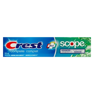 Picture of Crest Complete Plus Scope Adavance Active Foam Toothpaste 170ml