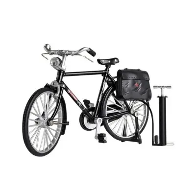 Picture of Alloy Bicycle Figurine – Handcrafted Miniature Model for Modern Home & Desk Decoration