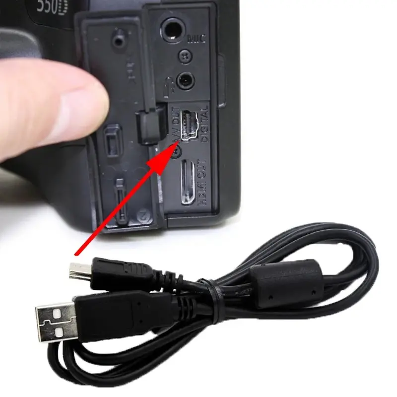 Picture of Canon Camera Data Cable | Mp4 Cable | Scanner Cable | USB Data Cable for Multiple devices