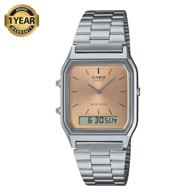 Picture of Vintage Dual Time Chain Watch AQ-230A-4AM