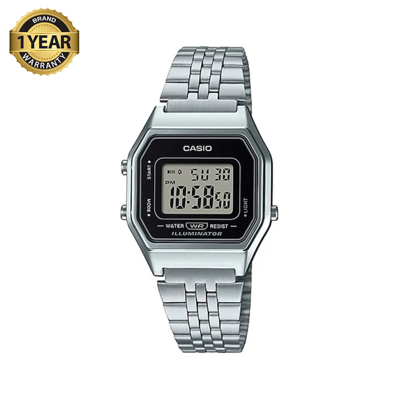 Picture of Casio Vintage Digital Ladies Chain Watch LA680WA-1DF