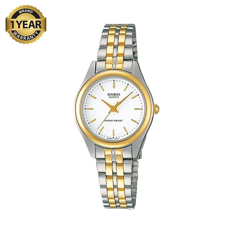 Picture of Casio Standard Two Tone Ladies Chain Watch LTP-1129G-7ARDF