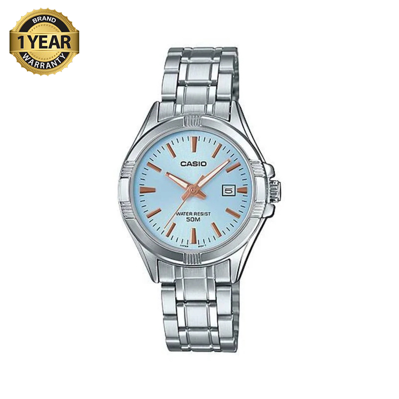 Picture of Casio Enticer Date Ladies Chain Watch LTP-1308D-2AVDF