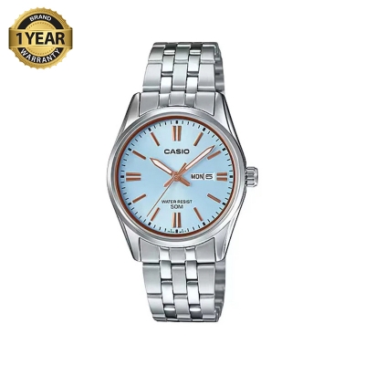 Picture of Casio Enticer Day Date Ladies Chain Watch LTP-1335D-2AVDF