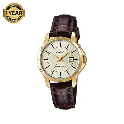Picture of Casio Enticer Date Golden Ladies Belt Watch LTP-V004GL-9AUDF