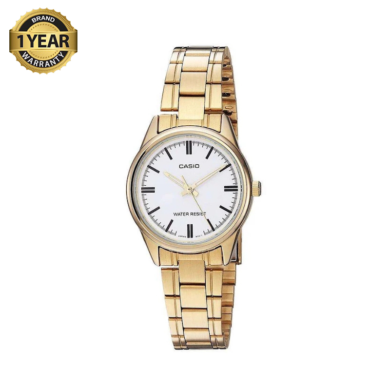 Picture of Casio Enticer Golden Ladies Chain Watch LTP-V005G-7AUDF