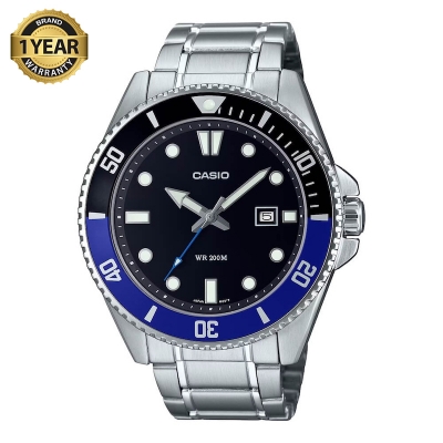 Picture of Casio Duro Date Chain Watch MDV-107D-1A2VDF