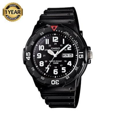 Picture of Casio Youth Day Date Resin Belt Watch MRW-200H-1BVDF