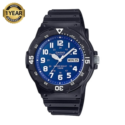 Picture of Casio Youth Day Date Resin Belt Watch MRW-200H-2B2VDF