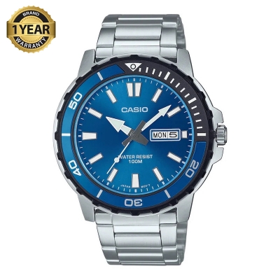 Picture of Casio Standard Day Date Chain Watch MTD-125D-2A1VDF