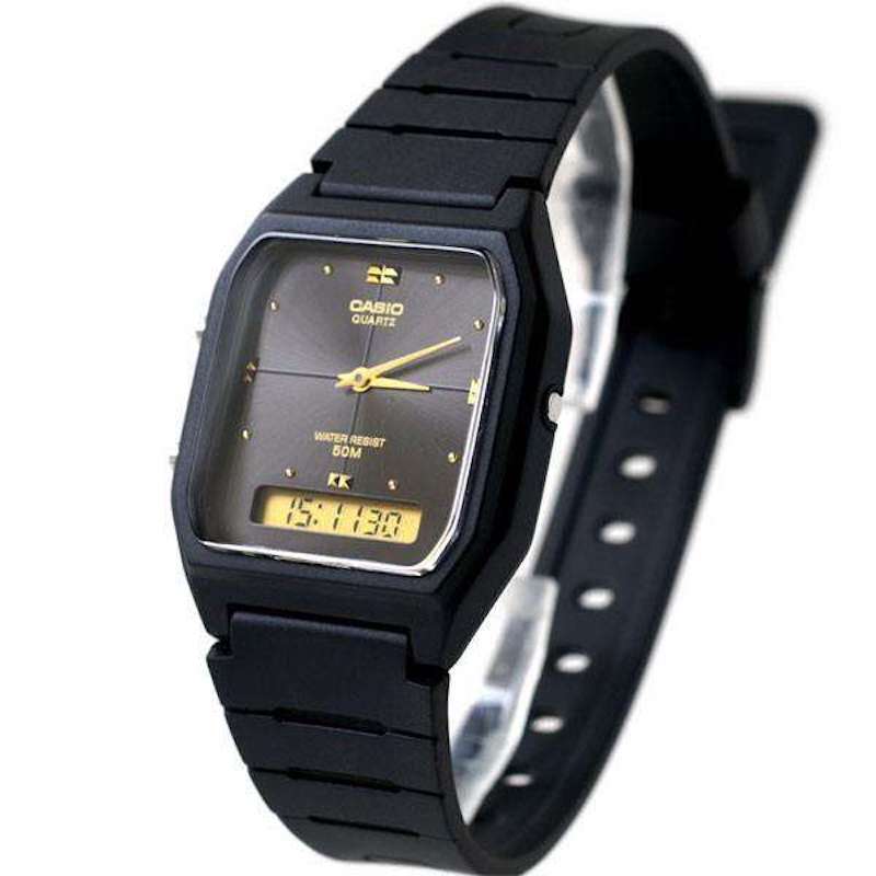 Picture of Casio Dual Time Analog-Digital White Dial Resin Watch AW-48HE-1AVDF