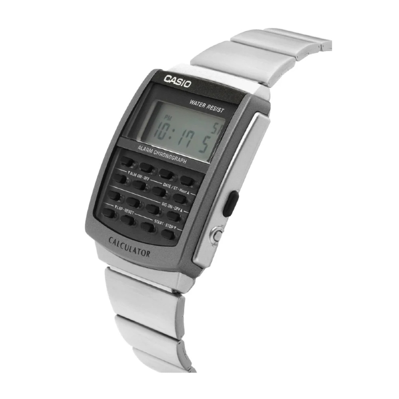 Picture of Casio Vintage Calculator Silver Chain Watch CA-506-1DF