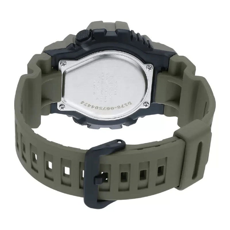 Picture of Casio Youth Dual Time Illuminator Resin Belt Watch HDC-700-3A2VDF