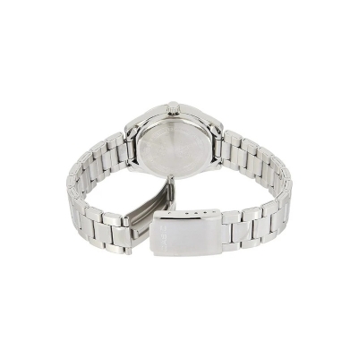 Picture of Casio Enticer Date Ladies Silver Chain Watch LTP-1302D-1A1VDF