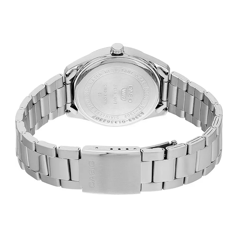 Picture of Casio Enticer Date Ladies Silver Chain Watch LTP-1302DD-4A1VDF