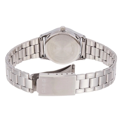 Picture of Casio LTP-V006D-7B2UDF Day Date Silver Ladies Chain Watch