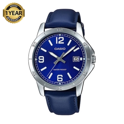Picture of Casio Enticer Date Blue Belt Watch MTP-V004L-2BUDF