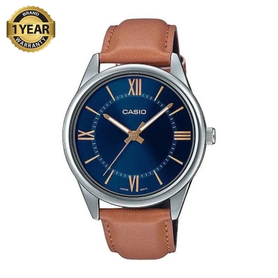 Picture of Casio Enticer Brown Belt Watch MTP-V005L-2B5UDF