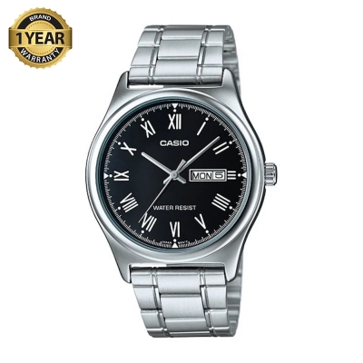 Picture of Casio Standard Day Date Silver Chain Watch MTP-V006D-1BUDF
