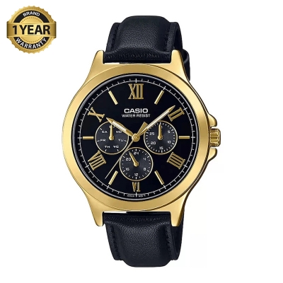 Picture of Casio Enticer Multifunction Golden Belt Watch MTP-V300GL-1AUDF