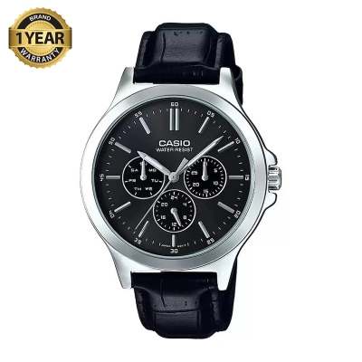 Picture of Casio Enticer Multifunction Silver Belt Watch MTP-V300L-1AUDF