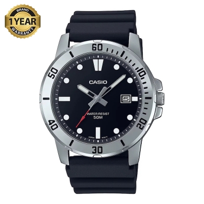 Picture of Casio Enticer Date Resin Belt Watch MTP-VD01-1EVUDF