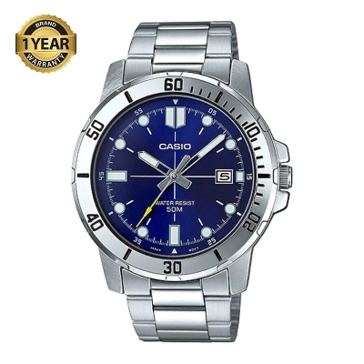 Picture of Casio Enticer Date Chain Watch MTP-VD01D-2EVUDF