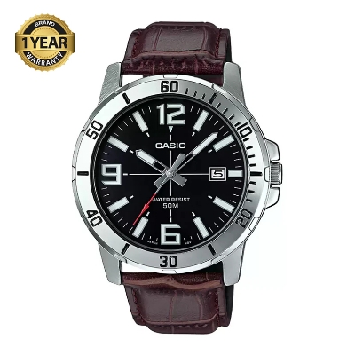 Picture of Casio Enticer Date Chocolate Belt Watch MTP-VD01L-1BVUDF