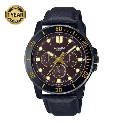 Picture of Casio Enticer Multifunction Black Belt Watch MTP-VD300BL-5EUDF