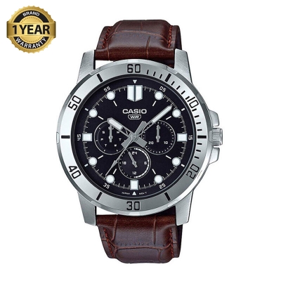 Picture of Casio Enticer Multifunction Chocolate Belt Watch MTP-VD300L-1EUDF