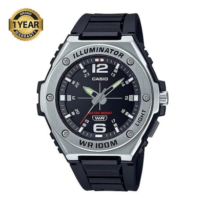 Picture of Casio MWA-100H-1AVDF Youth Illuminator Fiber Belt Men’s Watch