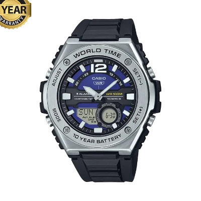 Picture of Casio MWQ-100-2AVDF World Time Telememo Analog Digital Men's Watch