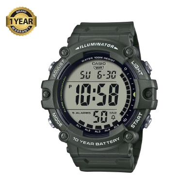 Picture of Casio AE-1500WH-3A World Time Multifunction Fiber Belt Watch